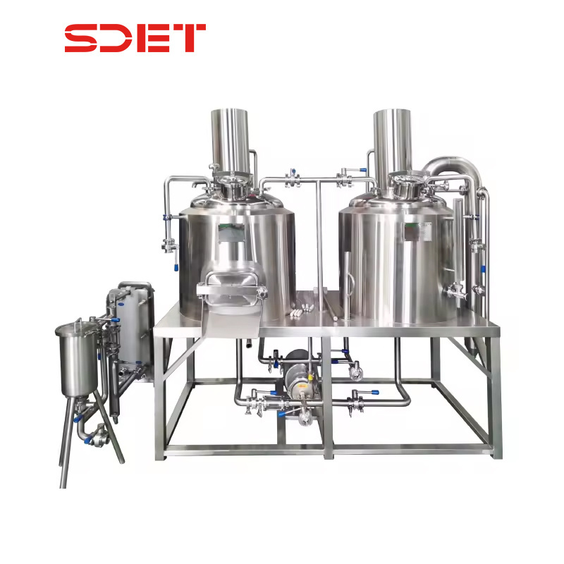 Beer Brew Kettle 100L 200L Micro Electric Stainless Steel Pub Home Factory Beer Brewing Equipment 100L,200L 1200KG-1800KG