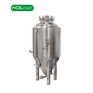 Stainless Steel 300L 500L 1000L Jacketed Conical Fermenter For Beer Brewing Equipment