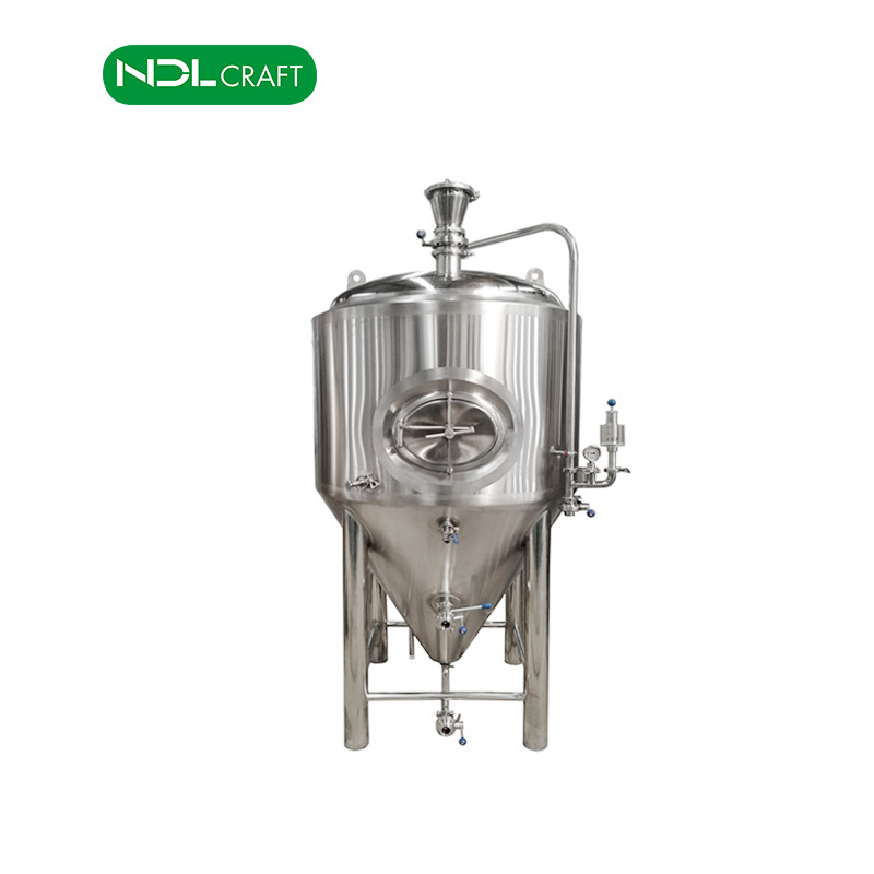 Stainless Steel 300L 500L 1000L Jacketed Conical Fermenter For Beer Brewing Equipment