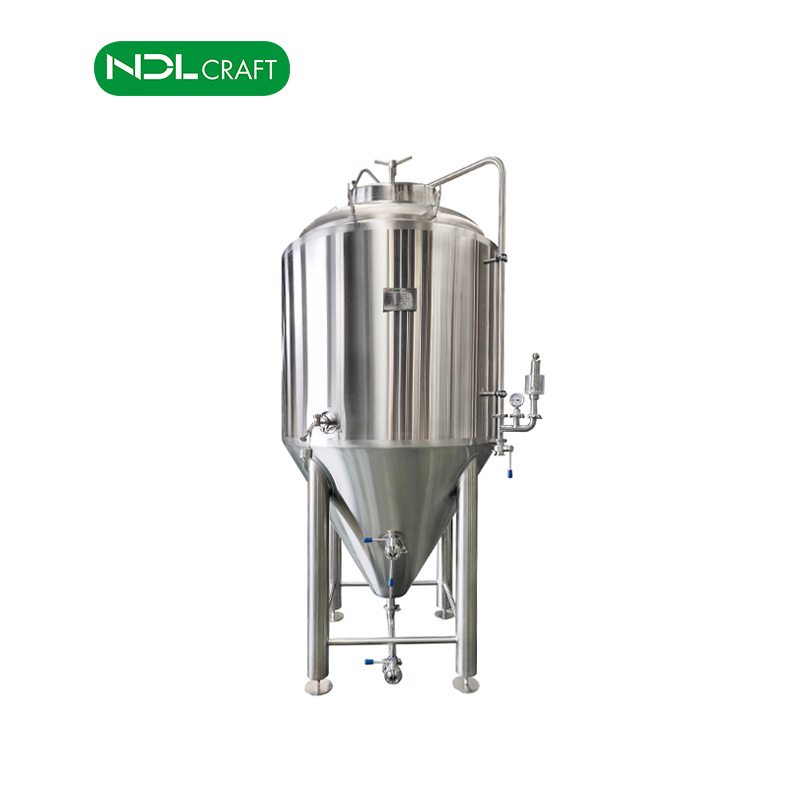 Stainless Steel 300L 500L 1000L Jacketed Conical Fermenter For Beer Brewing Equipment