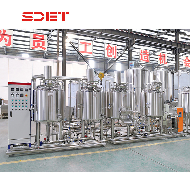 Four Vessel Nano Brewery 200 L Micro Brewing Equipment Bar Used 200l Brewery Equipment for Sale Beer Brewing and Fermenting