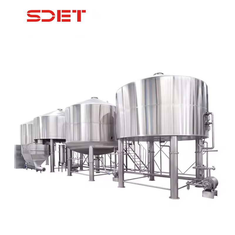 12000L Brewery Beer Making Machinery and Brewing Equipment Commercial, Industrial Beer Brewing Four-vessel PID / PLC