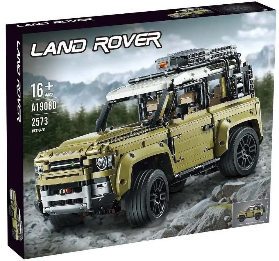 93018 Land Rover Defender is compatible car children's building blocks SUV children's building model