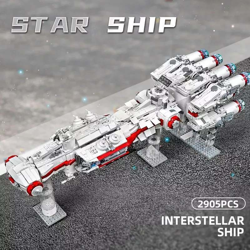 Mould King 21003 Tantive IV Plastic Star Trek Series Building Block Toys Star Bricks Wars Children Blocks Toys Building Blocks