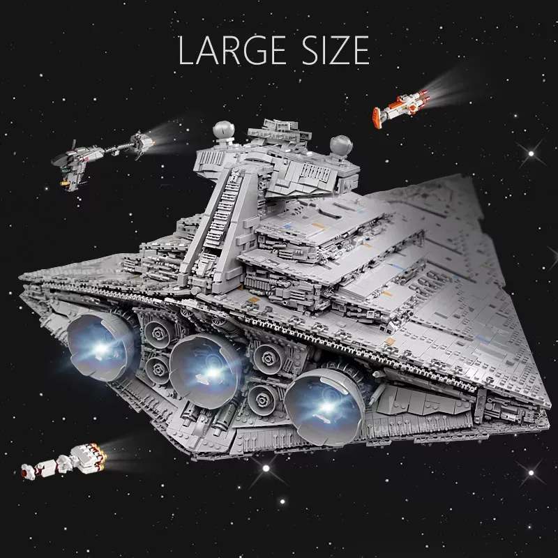 Hot sale Mould king 13135 bricks Imperial Star Destroyer Toys Plastic wars Technic Building Blocks Toy Set for kids