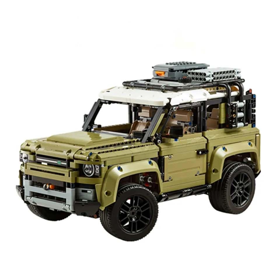 93018 Land Rover Defender is compatible car children's building blocks SUV children's building model