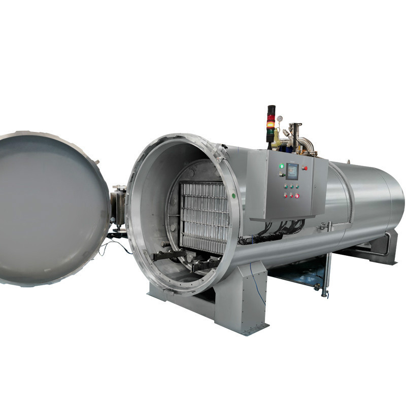 Hot Water Spray High Pressure Horizontal Sterilizer Autoclave Retort