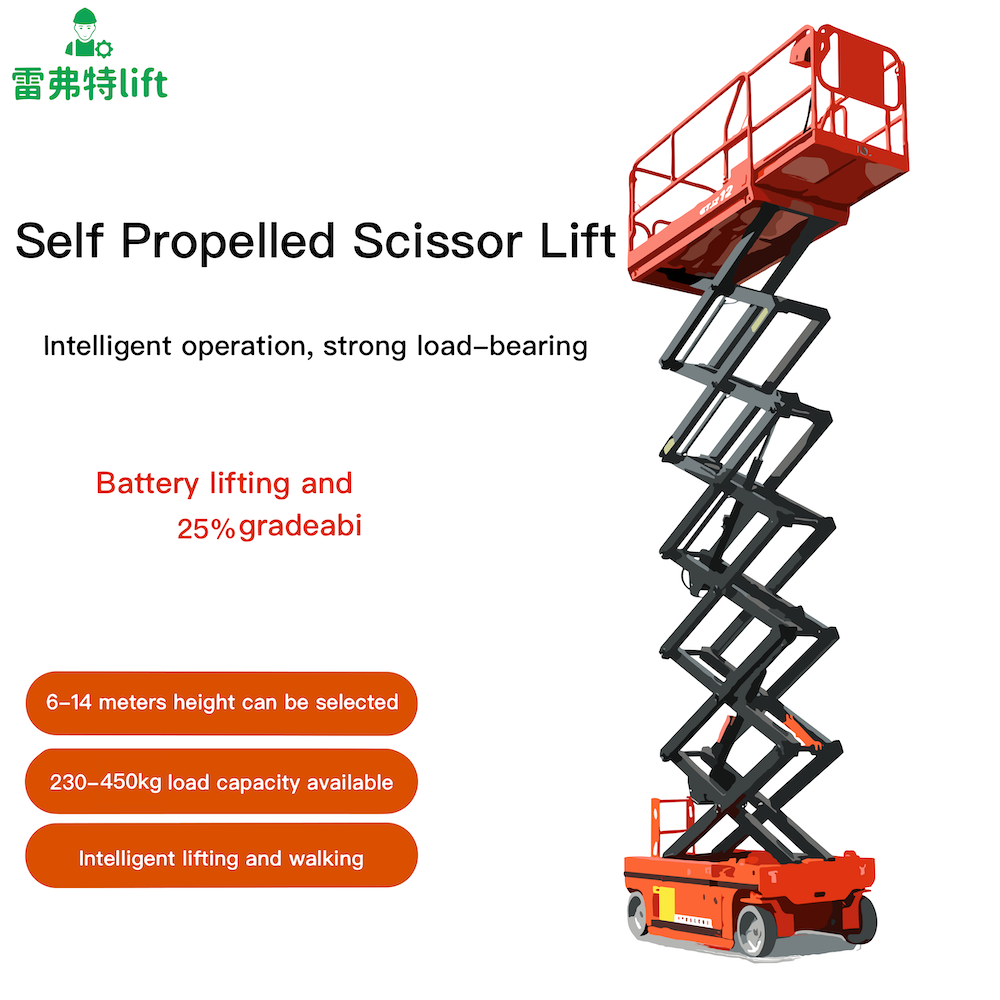 6m hydraulic scaffolding 12m lifting automatic high-security operation stable full electric scissor lift with CE certificated