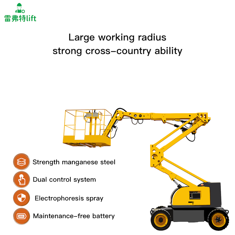 Boom Lift Telescopic Spider Man Lift for Construction and Maintenance electric platform table genie lift