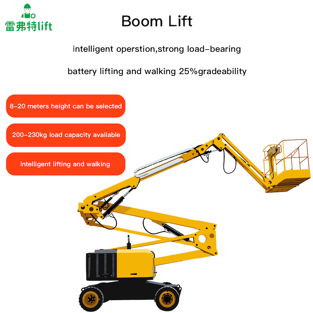 Boom Lift Telescopic Spider Man Lift for Construction and Maintenance electric platform table genie lift