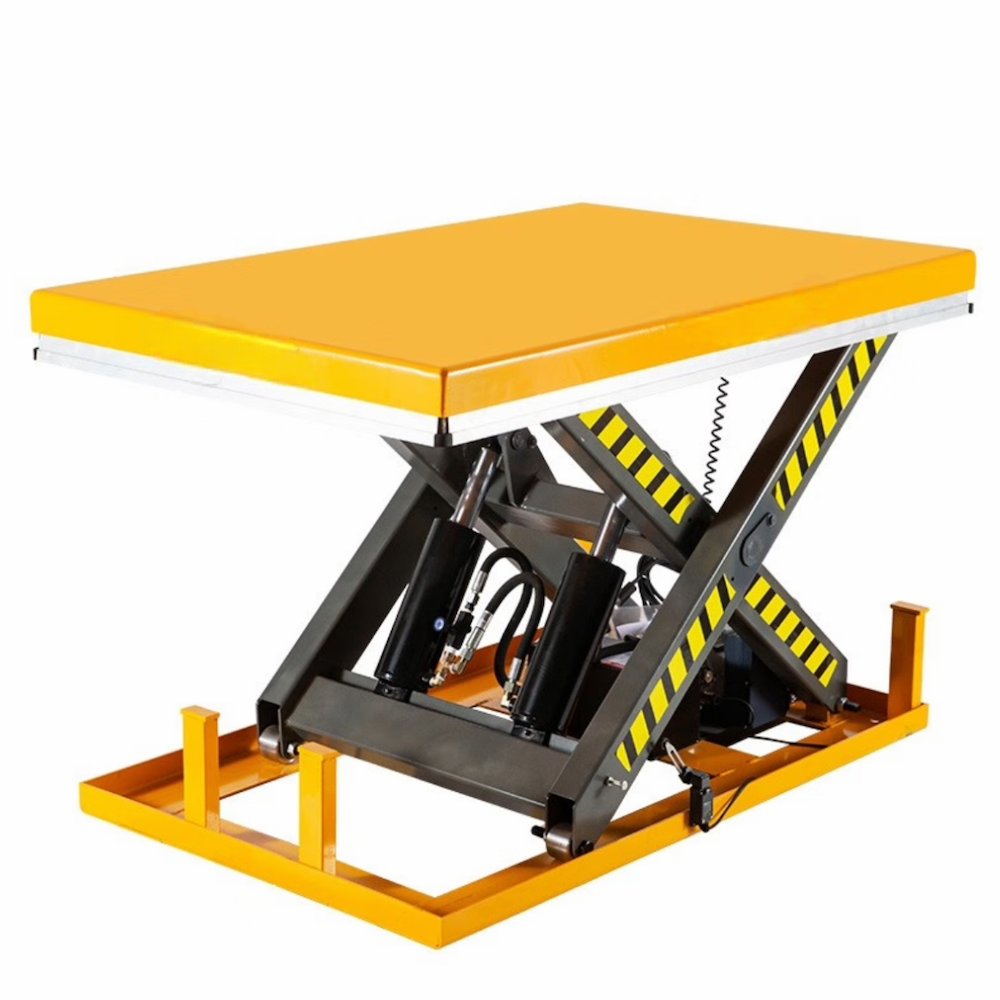 Professional 5000kg Capacity Fixed Hydraulic Scissor Car Lift/stationary vertical electric Scissor Lift  table Platform For Sale