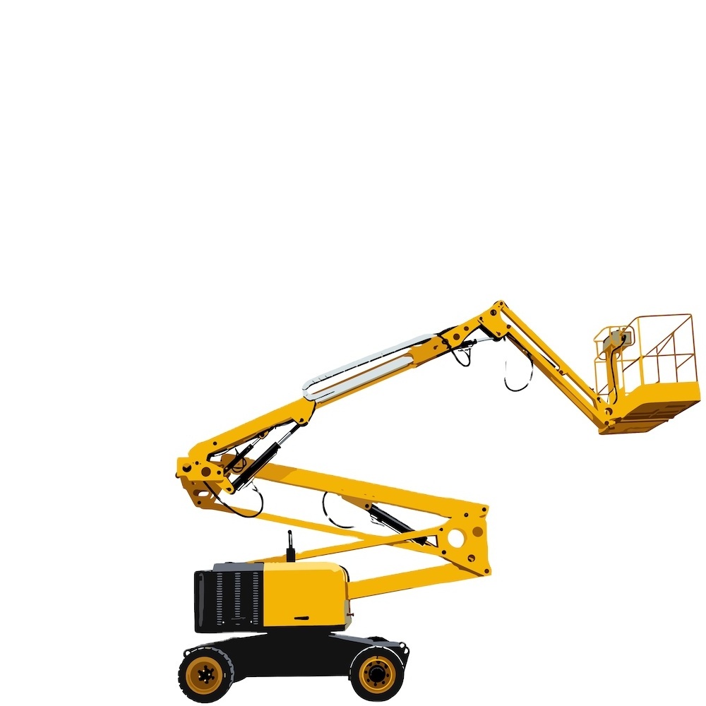 High Quality 8-20m All-Terrain Self-Propelled Cherry Picker manlift spider boom lift small telescoping lift