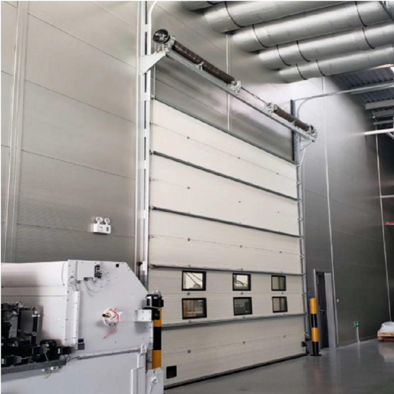 Industrial lifting door Motorized sliding door Warehouse cold storage unloading platform insulation wind-blocking garage door