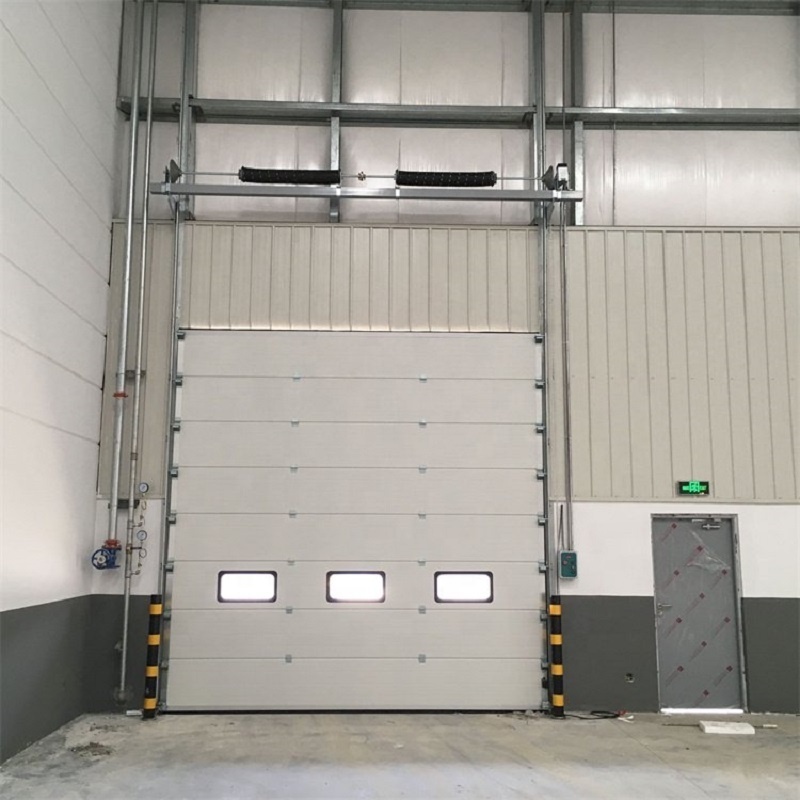 Customized motorized industrial doors Insulated sliding doors Logistics and warehousing automatic lifting factory doors