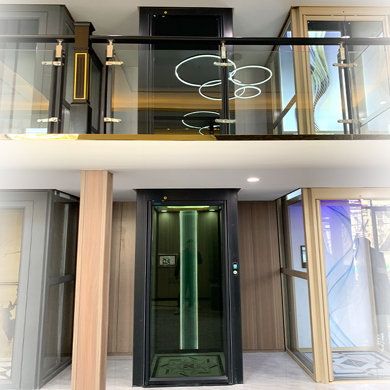 Custom family villa hydraulic indoor and outdoor household elevator