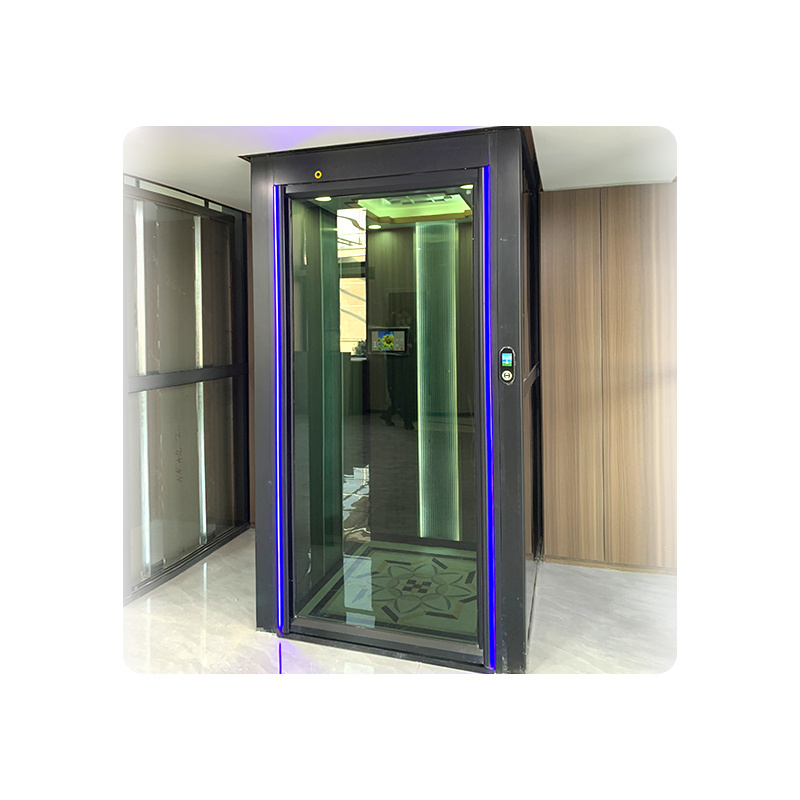 Custom family villa hydraulic indoor and outdoor household elevator