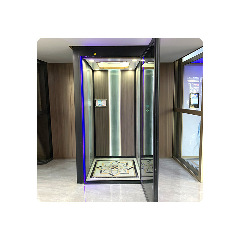 Custom family villa hydraulic indoor and outdoor household elevator