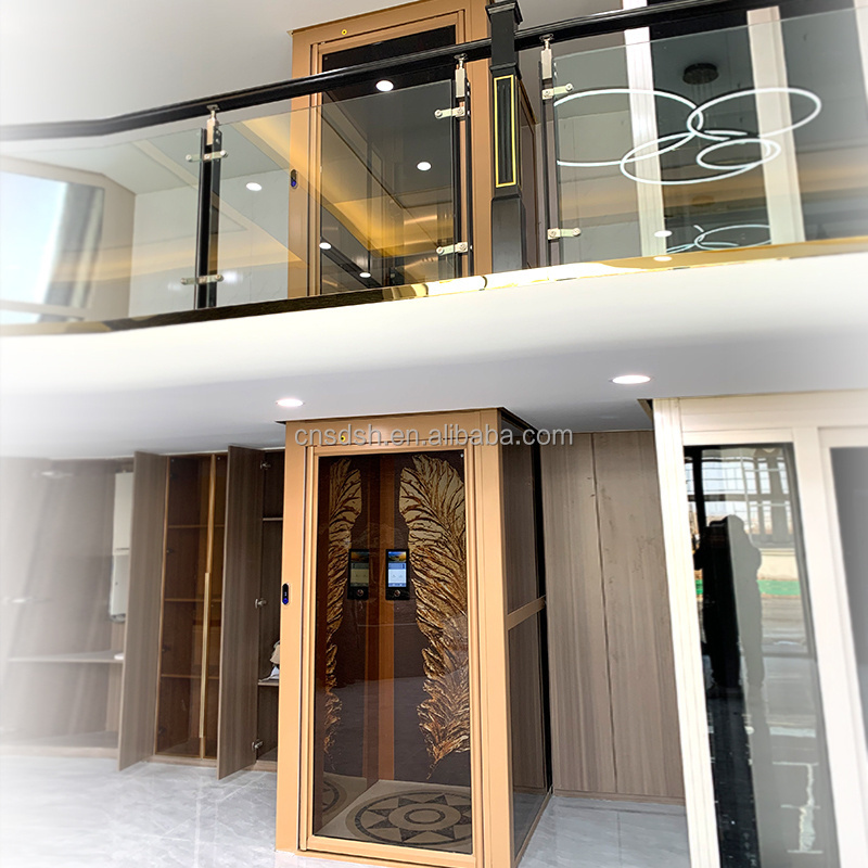 High quality residential elevator small home elevator vertical hydraulic house villa lift passenger elevators