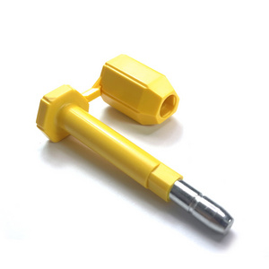 One-time self-locking high security logistics transport bolt seal lock metal seal with cable bolt cutter