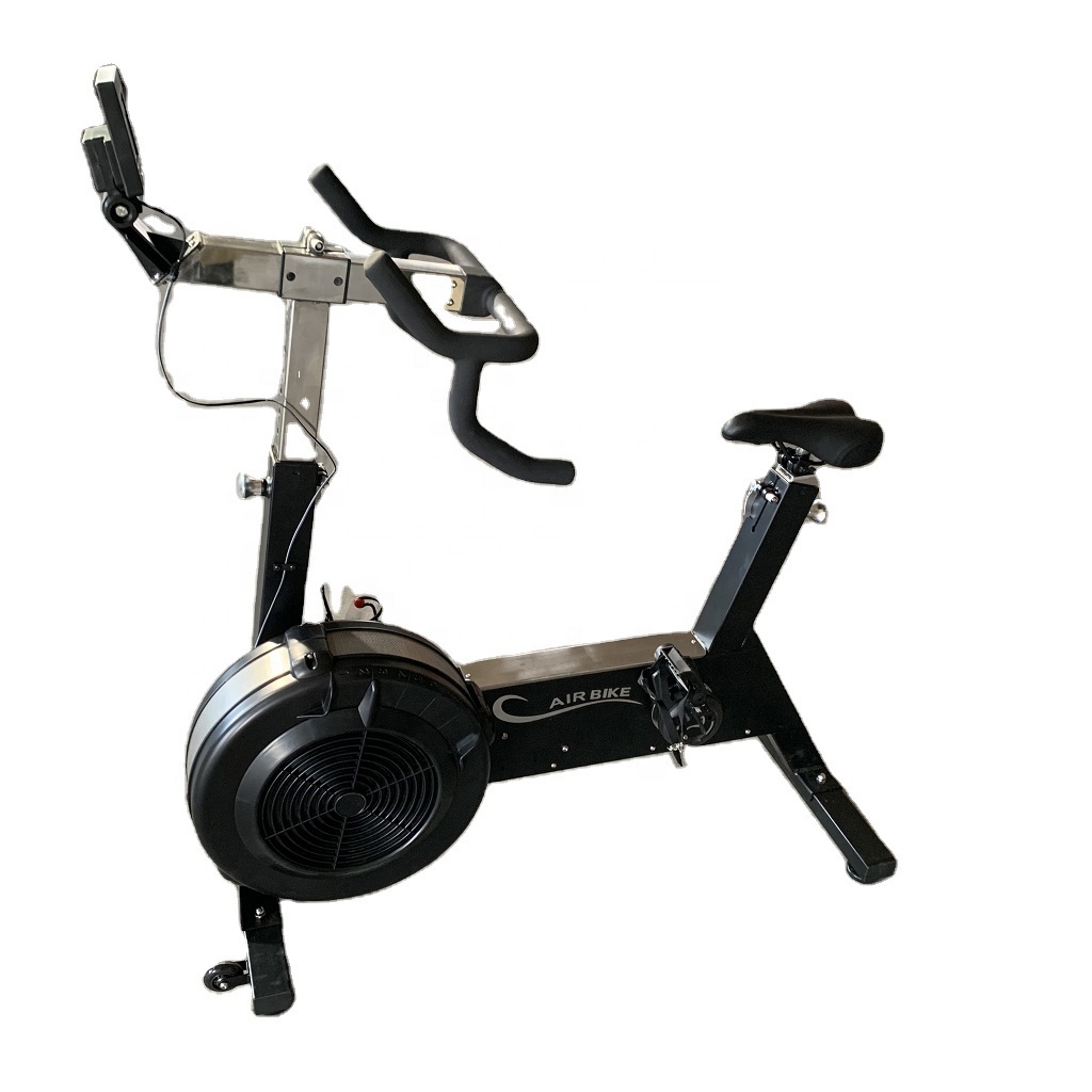 Hot Selling Fitness equipment Home exercise use air bike Fan bicycle wind resistance dynamic bicycle