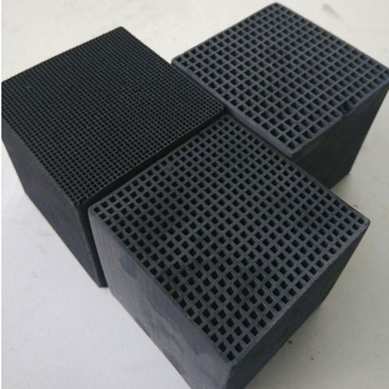 Odor Elimination Cube Shape Honeycomb Activated Carbon Activated charcoal For H2S Removal honeycomb activated carbon