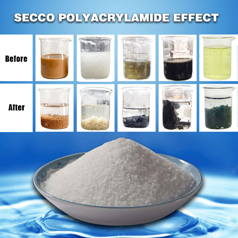 White powder flocculation polymer polyacrylamide pam nonionic anionic cationic polyacrylamide for wastewater treatment