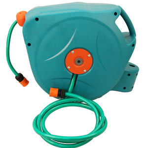 Hot sale outdoor garden agriculture automatic retractable spring hose reel