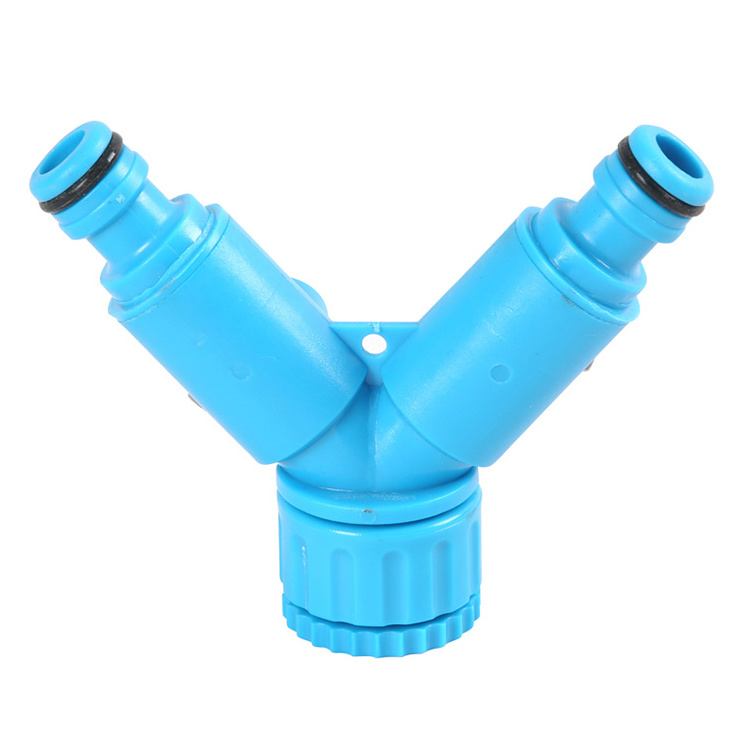 Handle plastic for agriculture drip irrigation garden hose connector to ball valve 2 way valve