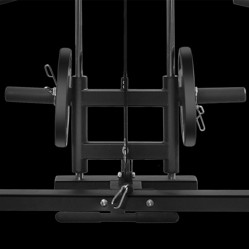 Commercial Home Gym Smith Machine Total Body Cage Workout Gym Equipment Tower Squat Rack with Pulley System Weight Lifting