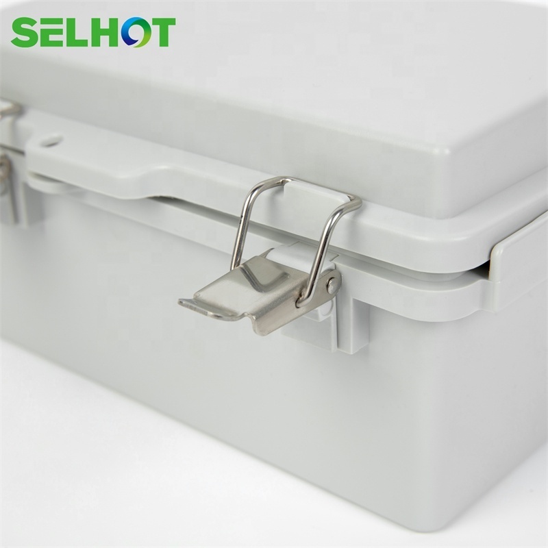 SELHOT Abs Cable  Outdoor Hinged Plastic Electronic Enclosure ip66 waterproof junction box suppliers for solar panel