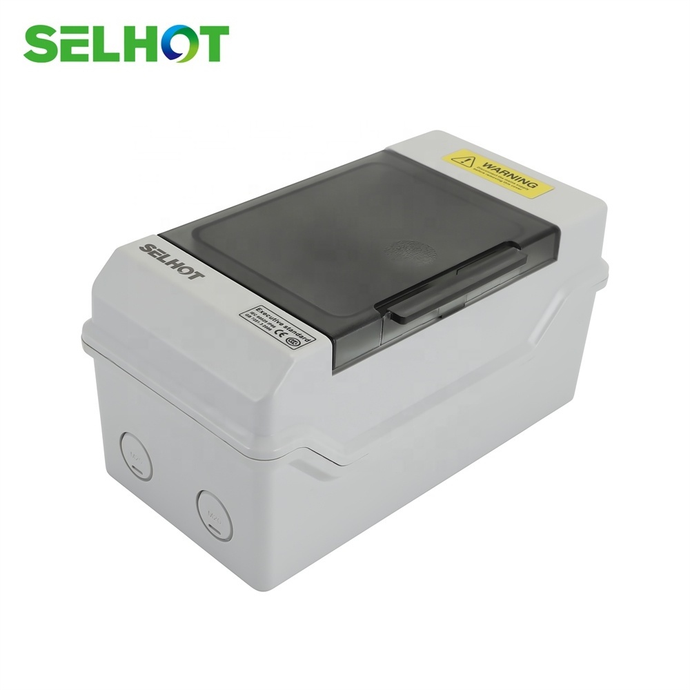 Hot sale SH4PN IP66 outdoor waterproof 4 way ABS plastic factory 3 phase electric power distribution box