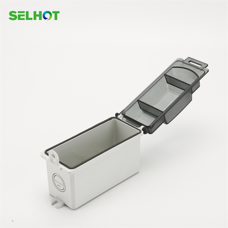 SELHOT 2 Way ip66 electrical control panel box outdoor plastic Street light pole waterproof Surface distribution box