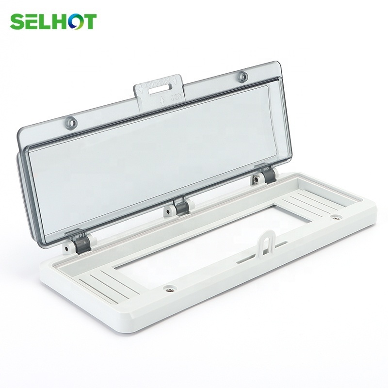 SELHOT SHW-16A transparent window hood  cover ip67 circuit breaker switch distribution box