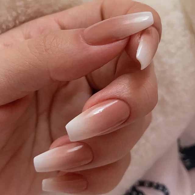 Glue And Nail File Press On Coffin False Nails Artificial Nails 30 Tips