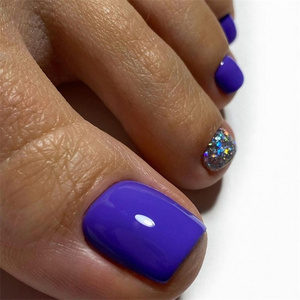 Senboma Toenails Custom French Toe Nail Designs French Manicure Toe Nails Press On Nails Toe Sets