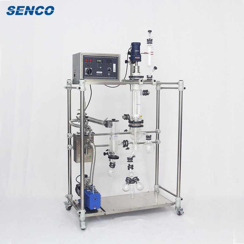 SENCO MD800V Reliable Supplier Vacuum Wipe Film Molecular Distillation For Research Use