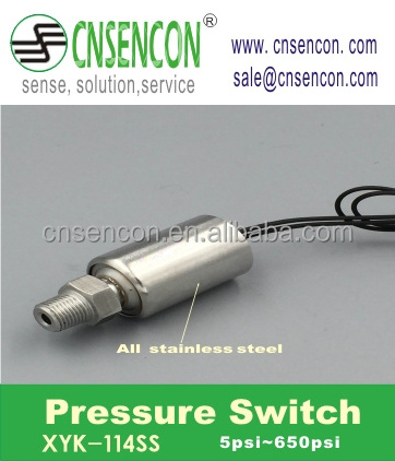 CNSENCON hot sale and cheap XYK-114 pressure switch 40 psi on and 60 psi