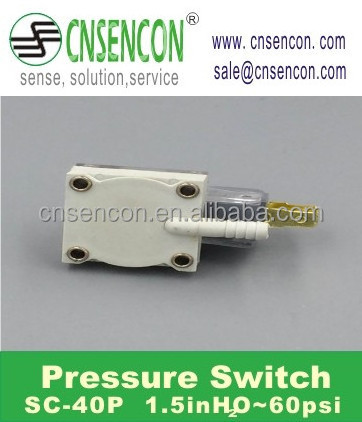 low pressure switch SC-40P/V for breathing machine