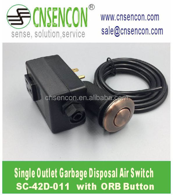 SC-42 garbage Disposal air switch, Sink Top Air Switch Kit