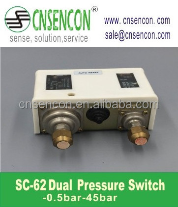 SC-60 high and low Pressure switch for refrigerant pump control adjustable pressure switch