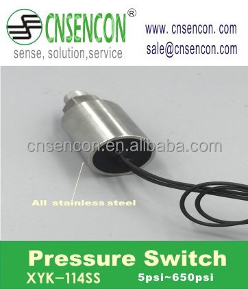 High Quality Pressure Switch XYK-117/ XYK-114 CNSENCON