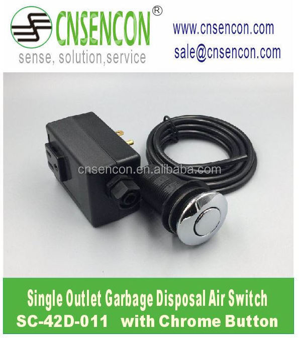 SC-42 garbage Disposal air switch, Sink Top Air Switch Kit