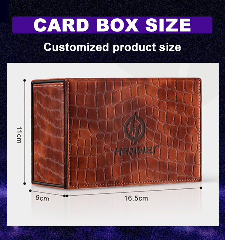 Card Deck Box For Magic/Mtg/Yugioh Game Card Collect Deck Box Factory Custom Deck Case