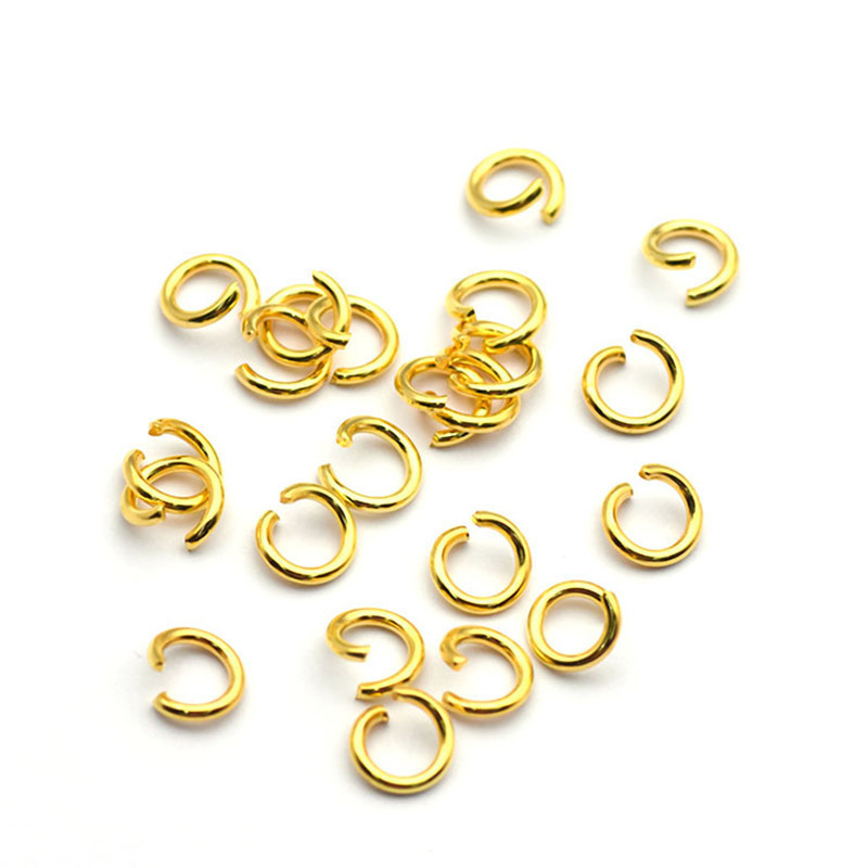 2.5mm 3mm 3.5mm 4mm 4.5mm 5mm 6mm 7mm 8mm 9mm 10mm 12mm Jewelry Findings Round Split Connector Stainless Steel Open Jump Rings