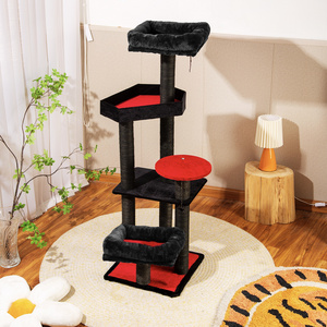 OEM & ODM Custom modern luxury flower cat tree scratcher bed house for large cats scratching post custom tower condo cute XXL