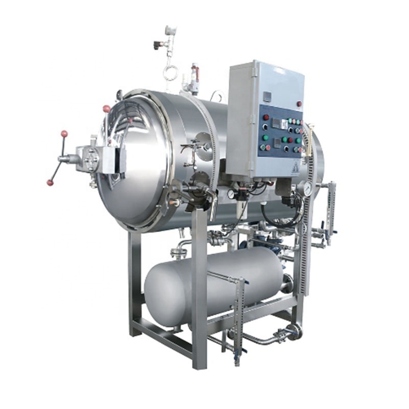 Stainless steel ASME certificate industrial retort sterilizer steam canned food autoclave machine price