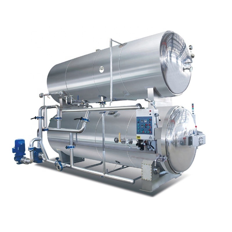 Stainless steel ASME certificate industrial retort sterilizer steam canned food autoclave machine price