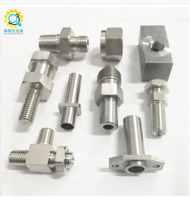 Precision CNC Lathing Machining Aluminum  Milling and Turning prototype service Lathed Metal Parts