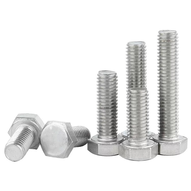 metal fasteners All sizes custom stainless steel grade 4.8/ 8.8/ 10.9/ 12.9 hex bolts