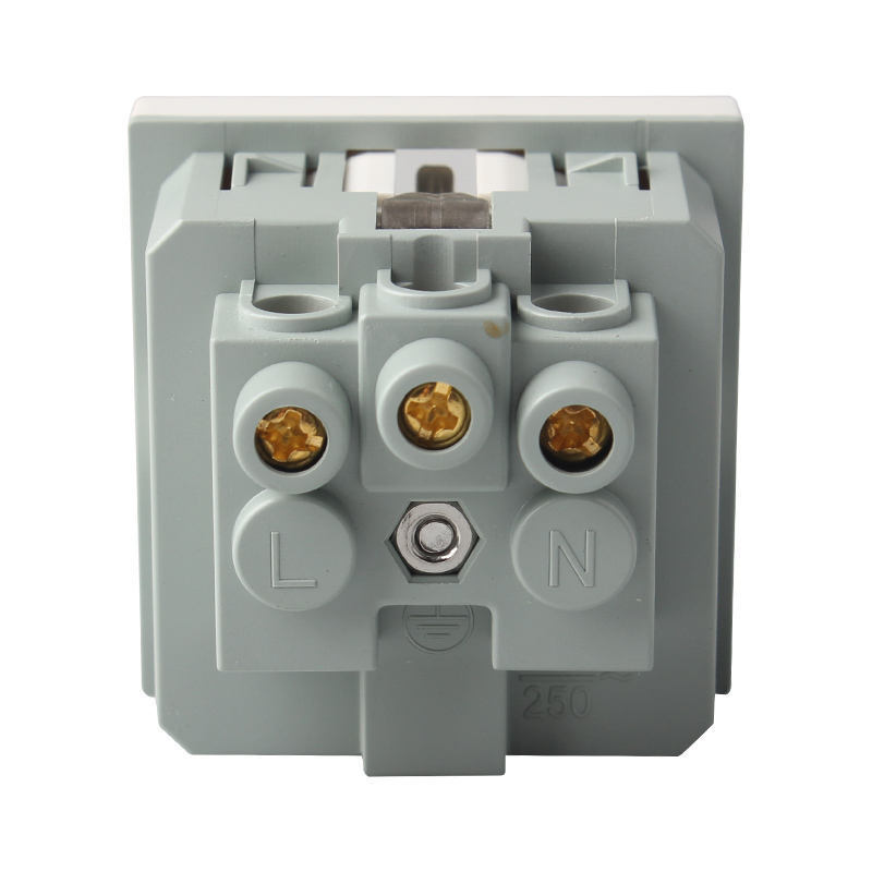 Oem Outlet 16a 250v 45*45mm Euro Standard Electrical Plug Power And 3 Pin Electrical Plug Switched Wall Socket